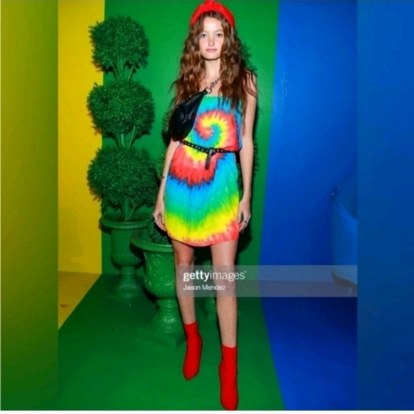 Alice + Olivia emmie tie dye mini dress SIZE Small NWT - Picture 12 of 16